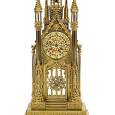 This table clock in fire-gilded bronze was produced in Paris by the clockmaker Potonié Léon  (Photo: Kjartan Hauglid, The Royal Court)